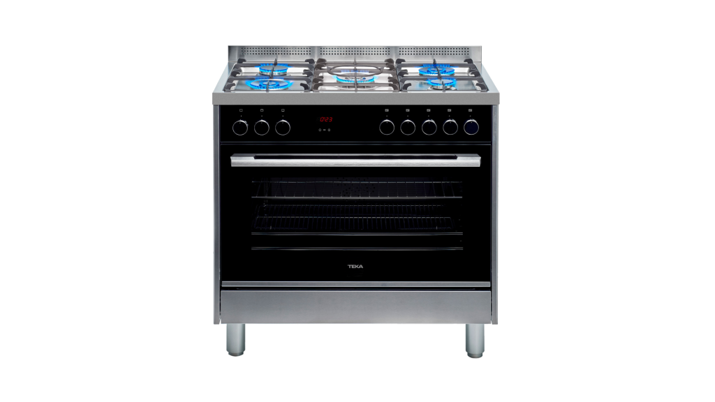 طباخ غاز قائم بذاته من ماركة تيكا (teka)، وبالتحديد الموديل fs3ff l90gg s/s